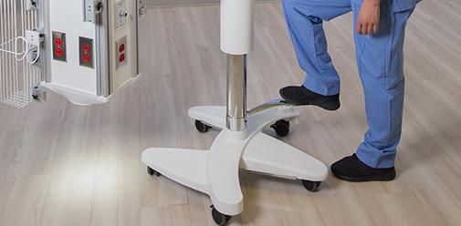 ETS Roll stand - foot pedal height adjust