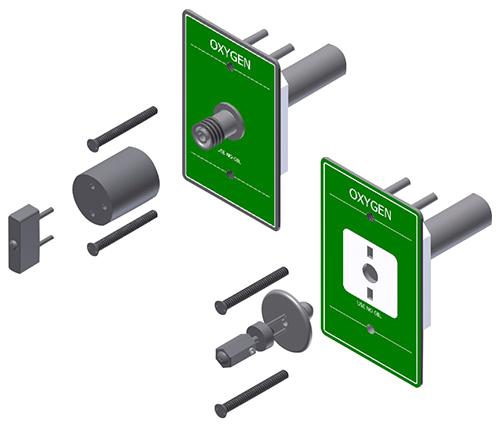 Main image for Amico's Outlet Locking Device: Ohmeda and DISS