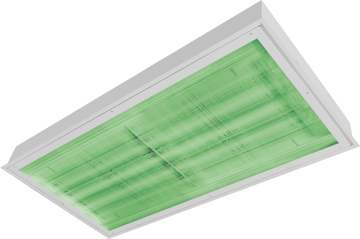 Main product image for Amico's Lights Solar Surgical 2' x 4' Luminaire Green and White