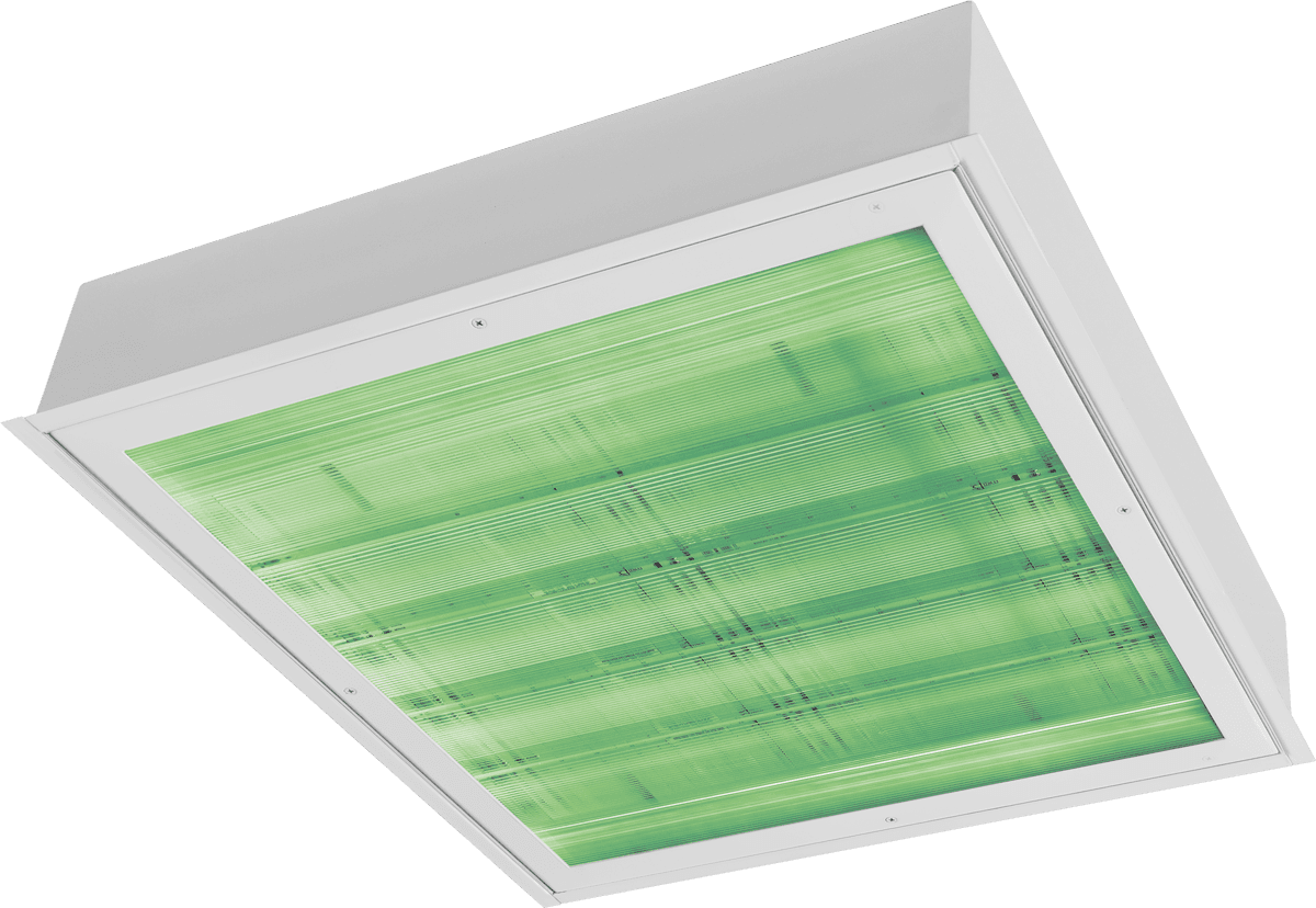 Amico Product: Solar Surgical 2' x 2' Luminaire Green and White