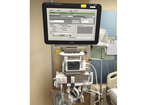 Gallery Image - AHM Monitor Arms (Adjustable Height)