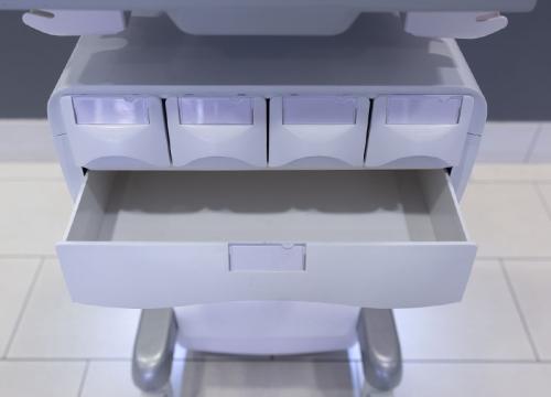 2-Row SmartDrawer HMA-SDRW-B-410 Front Angle no light