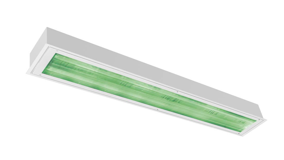 Gallery image for Amico's Solar Surgical 1' x 4' Luminaire Green and White