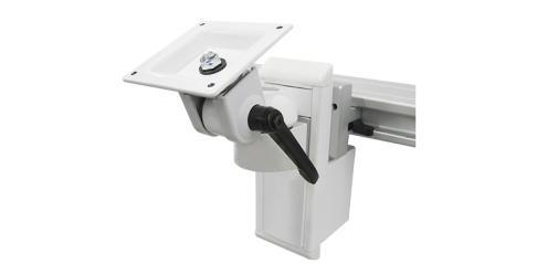 Tilt and swivel adjustments